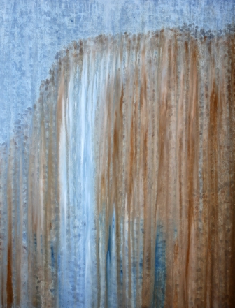 Rainy Moment 22 - Waterfall Cliff in the Rain