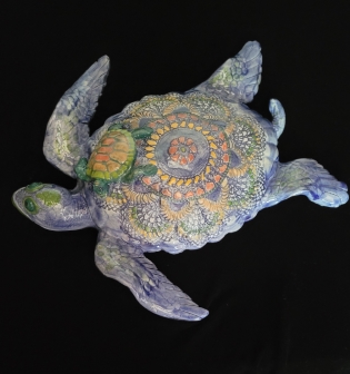Grande Blue Sea Turtle