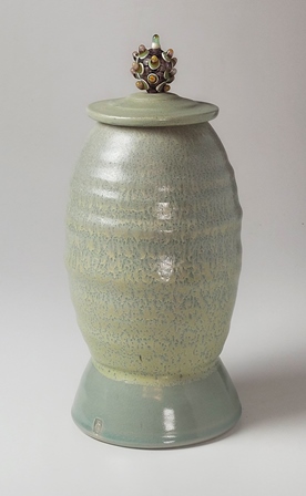 Large Covered Vase