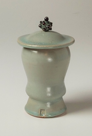 Small Covered Vase
