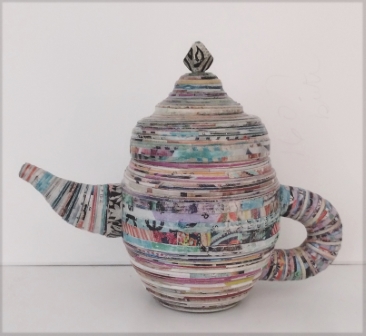 Paper Coil Teapot - 130