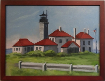 Lighthouse at Beavertail Park, Jamestown, RI