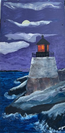 Castle Hill Lighthouse: Night