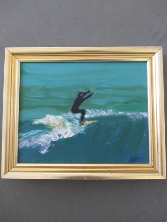 Blue Surfer
