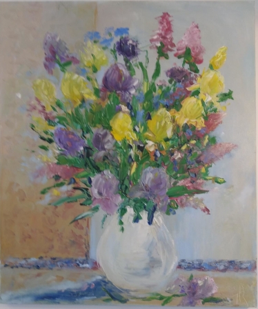 Irises in the Window