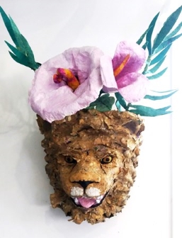 Laughing Lion planter