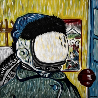 Astronaut with Bandaged Ear